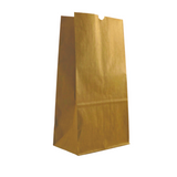 HD-8616 #525 | 25lb Eco-Friendly Paper Kraft Checkstand Bag | 8.25x5.7x16.5" - 400 Pcs