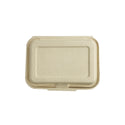 80512 | Eco-friendly Sugarcane Rectangular Clamshell Food Container |  7x5x3