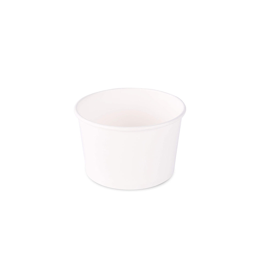 #8D | 8oz White Paper Soup Cup Food Container | 96mm Top - 500 Pcs – HD ...