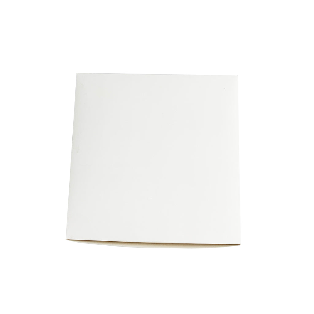 Eco-Friendly White Square Cake Paper Box | 9.25x9.25x5" - 100 Pcs