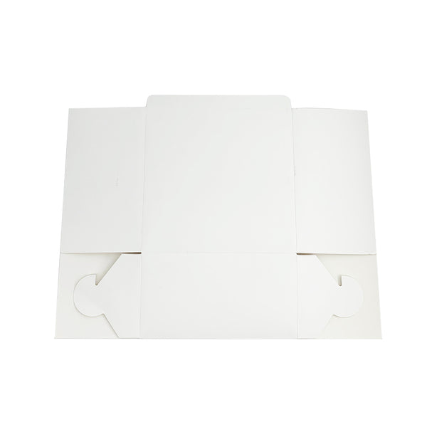 Eco-Friendly White Square Cake Paper Box | 9.25x9.25x5