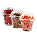 9oz Clear Plastic Dessert Cup with Dome Lid  Dessert 3 cups with nuts inside