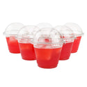 9oz Clear Plastic Dessert Cups with drink collection