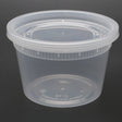 16oz Microwaveable PP Leak-resistant Translucent Deli Container W/ Lid