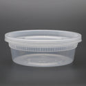 8oz Microwaveable PP Leak-resistant Translucent Deli Container top quality
