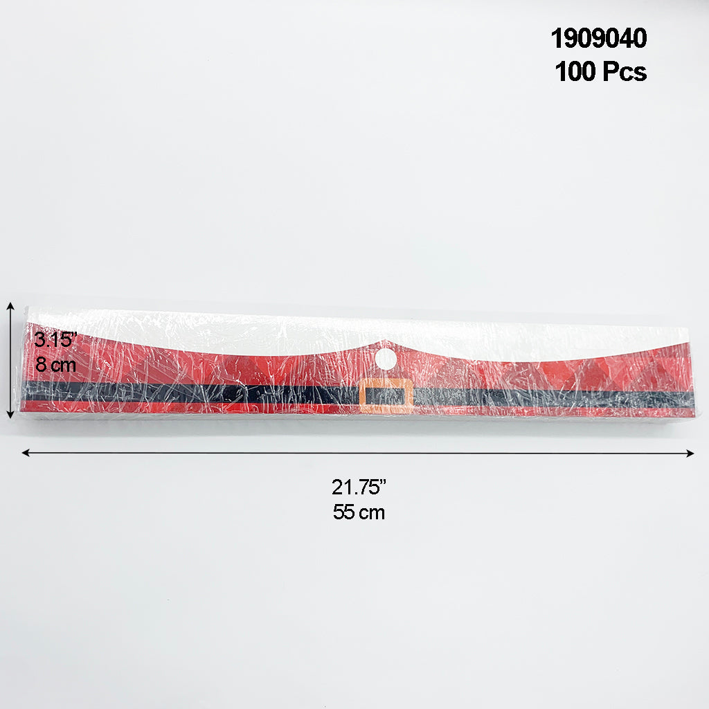 1909040 | Christmas Cake Paper Wrap | 21.75x3.15" - 100 Pcs