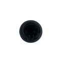 D90 PP | 90mm Black Round Flip Top Lid | Fit 10/12/16/20oz Paper Cup - 1000 Pcs
