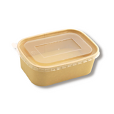 JH-R-750B | 26oz Rectangle Kraft Paper Container (Base Only) - 300 Pcs