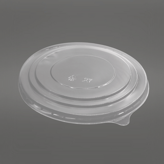 165mm PET Clear Round Lid | Fit 1100B Paper Bowl (Lid Only) - 300 Pcs