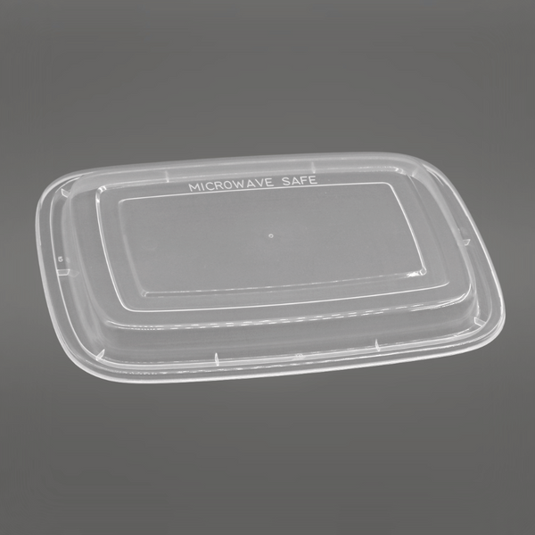 F-7516/7524 Lid | 200x135mm PP Clear Rectangular Lid | Fit F-7516/F-7524 Food Container (Lid Only) - 300 Pcs