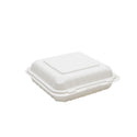 #81 | Microwavable PP Square Clamshell Food Container | 8x8x3