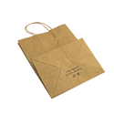 HD-9610 | 100% Recycled Paper Kraft Bag W/ Twisted Handle | 9.25x6.65x11.4