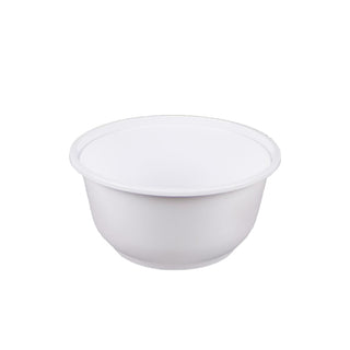 HD-700 | 24oz Microwaveable PP White Round Bowl (Base Only) - 600 Pcs