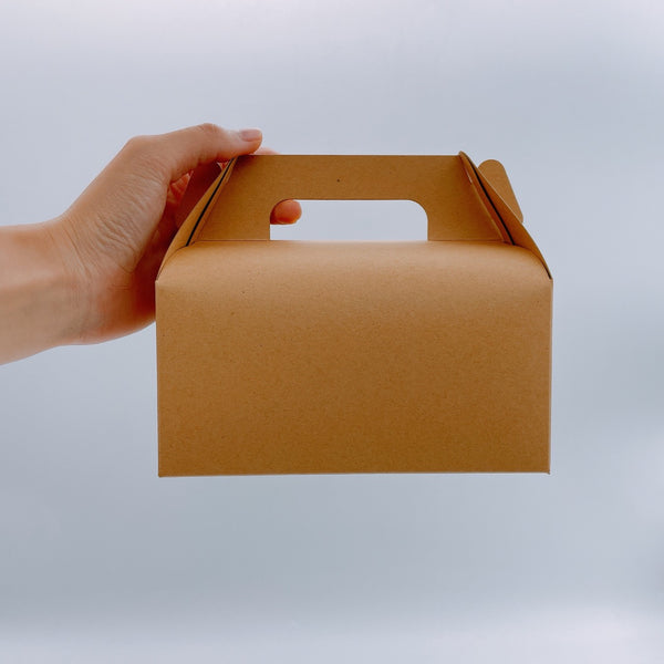 Eco-Friendly Kraft Cake Box W/ Handle | 6.5x3.62x4