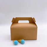 Eco-Friendly Kraft Cake Box W/ Handle | 6.5x3.62x4" - 100 Pcs
