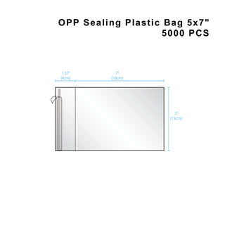 Transparent Self Adhesive OPP Bag | 5x7