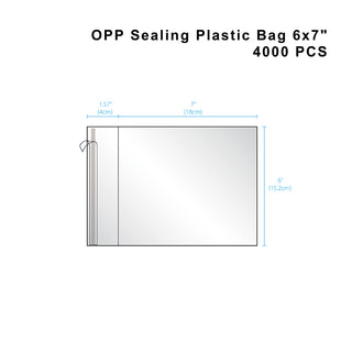 Transparent Self Adhesive OPP Bag  HDbiopak