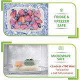 SK 500 | 16oz Microwaveable PP Clear Rectangular Food Container (Base Only) - 500 Pcs