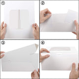 White Cake Paper Box W/ Window | Bakery Box | 6x6x2.5" - 100 Pcs