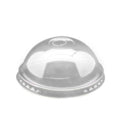  95mm Clear Anti-Fog Dome Lid with hole at the top
