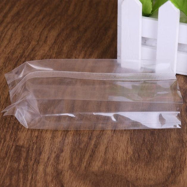 Clear Gusseted Cookie Bag | 3.5+2.5x9.75
