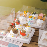 (2 Regular & 4 Regular & 4 Tall & 6 Tall &12 Regular & 12 Tall In Stock!) Clear Cupcake Box | Fits 2/4/6/12 Cupcakes Or Muffins - 10 Sets