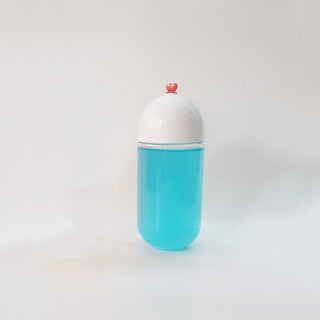 Disposable coffee cup injection cap heart shape blue red black