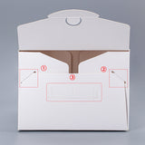 8" White Cake Box W/ White Square Base Board | 10.2x10.2x6.1" - 50 Sets