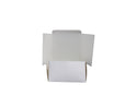 Eco-Friendly White Square Cake Paper Box opened