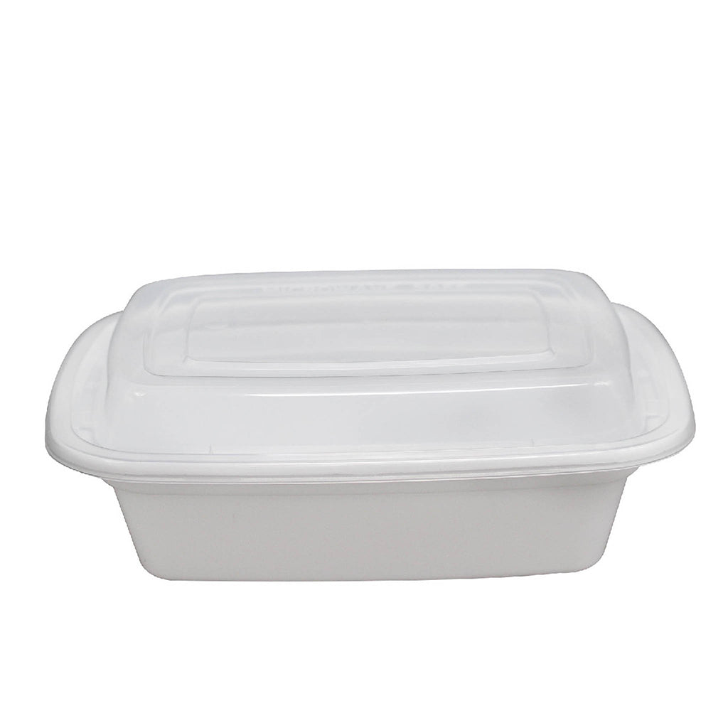 Microwavable Take Out Food Containers | HD Bio Packaging Unhinged Container