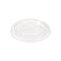 F98 | ??9.8cm PET Clear Round Flat Lid | Fit 16/20/24oz PET Cold Drink Cup - 1000 Pcs - HD Plastic Product (Canada). Inc