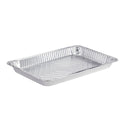 S525-S | Full Size Steam Table Shallow Rectangular Aluminum Foil Container (Base Only) - 50 Pcs
