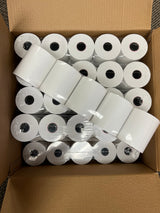 3 1/8" x 220' Thermal Receipt Paper Rolls - 50 Rolls