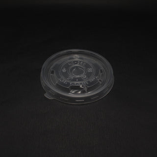 JC95 | ??9.5cm PP Clear Round Lid | Fit 250P Bowl/PPC-500/PPC-750 | (Lid Only) - 1000 Pcs - HD Plastic Product (Canada). Inc