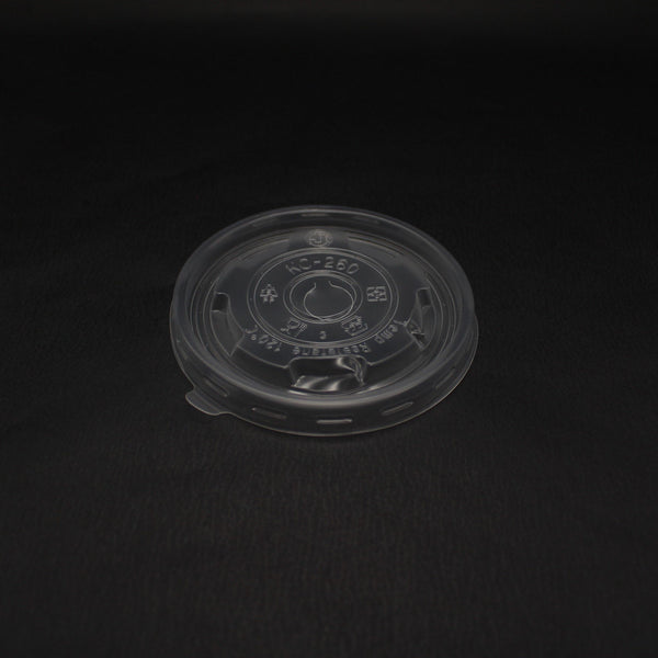 JC95 | ??9.5cm PP Clear Round Lid | Fit 250P Bowl/PPC-500/PPC-750 | (Lid Only) - 1000 Pcs - HD Plastic Product (Canada). Inc