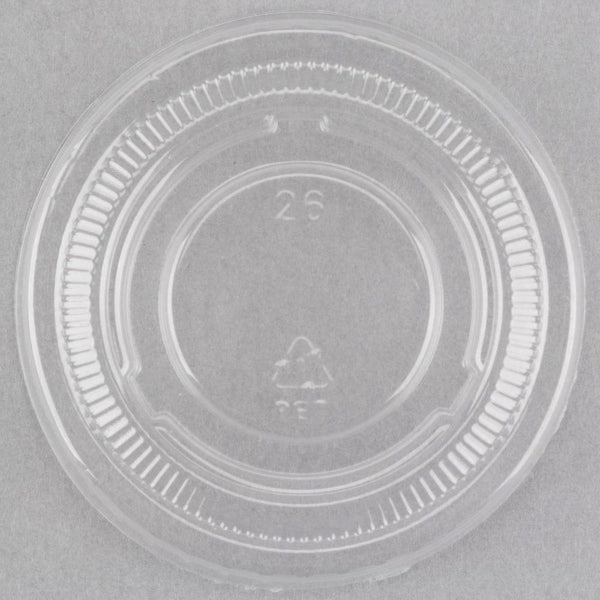 75mm PET plastic lid for cups