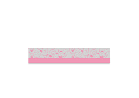 Plastic Pink Heart Cake Wrap Film | 35x7cm - 1000 Pcs - HD Plastic Product (Canada). Inc