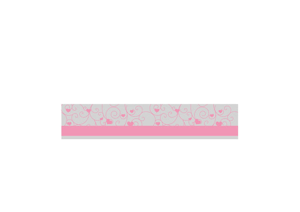 Plastic Pink Heart Cake Wrap Film | 35x7cm - 1000 Pcs - HD Plastic Product (Canada). Inc