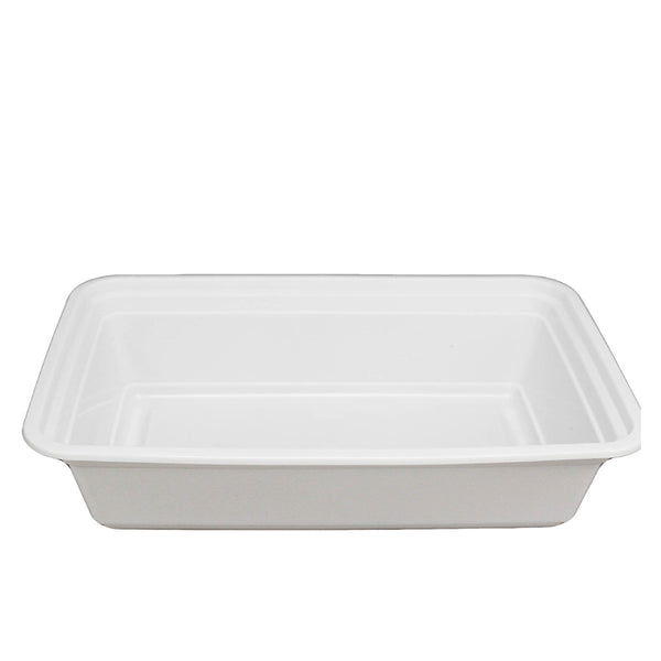 38-oz Microwave Rectangular Container with Lid - 150 Pack (260675)