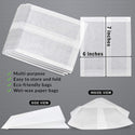 MCN320201 Greaseproof White Paper Gusseted Sandwich Bag | 6x0.75x6.75