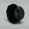 SZ-196 | 120oz Microwaveable PP Black Round Bowl W/ Clear Lid - 100 Sets - HD Plastic Product (Canada). Inc
