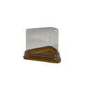 Triangle Clear Cake Slice Box W/ Lid | 4.13x3.75x3.75
