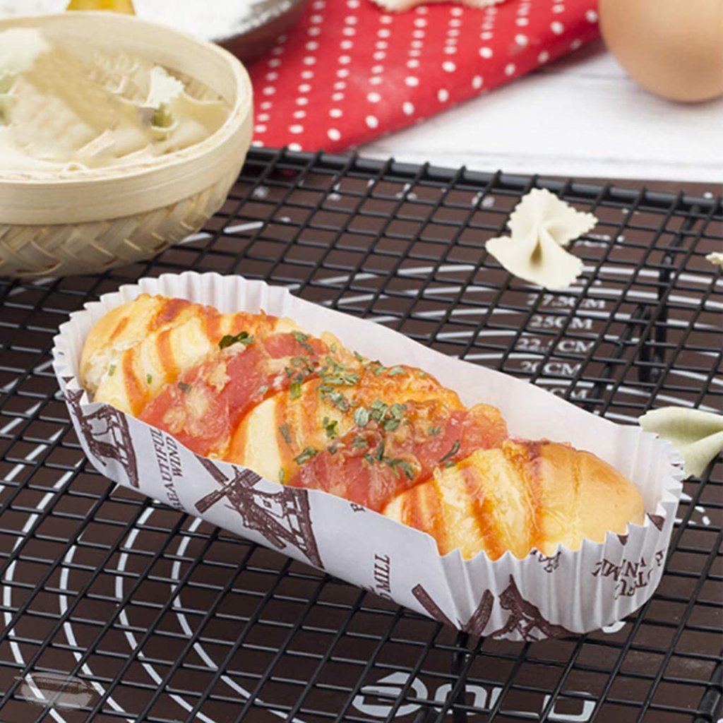 Greaseproof Windmill Oval Baking Paper Cup | 5.8x2x1