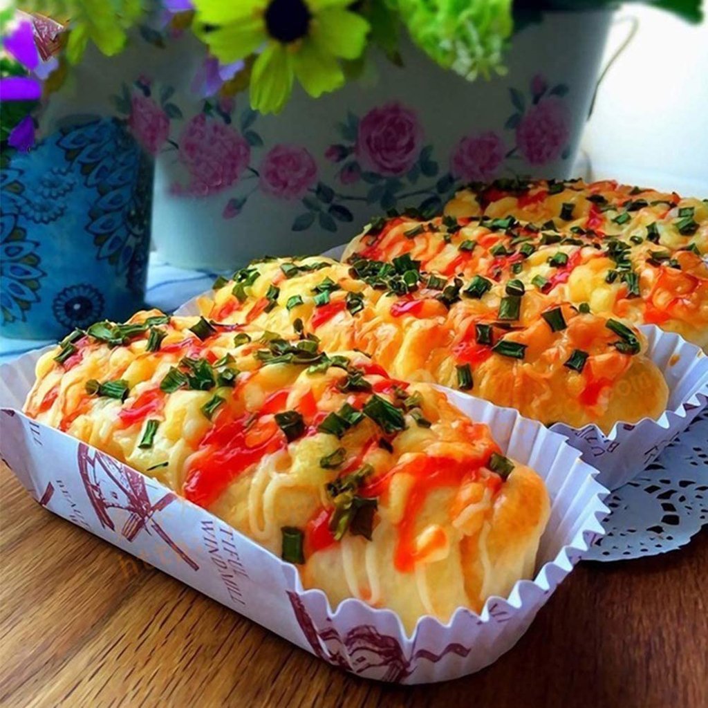 Greaseproof Windmill Oval Baking Paper Cup | 5.8x2x1