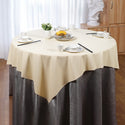 Biodegradable Stone Plastic Yellow Tablecloth | 220x220cm - 100 Pcs