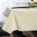 Biodegradable Stone Plastic Yellow Tablecloth | 220x220cm - 100 Pcs